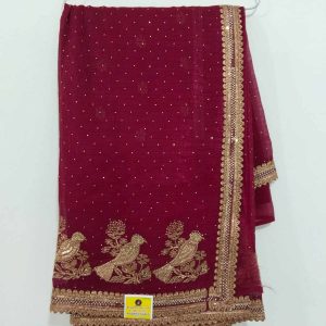 Thread Stones Dark Red