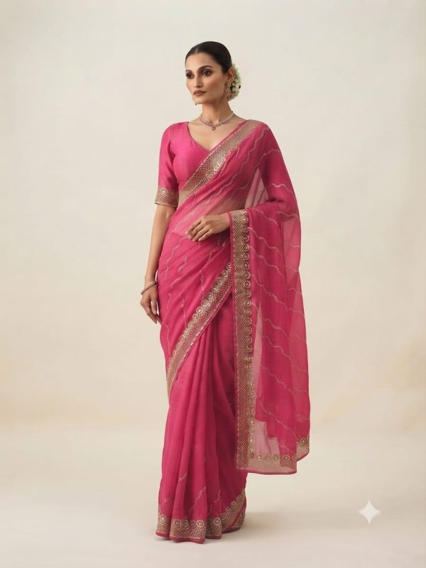 work Fancy saree