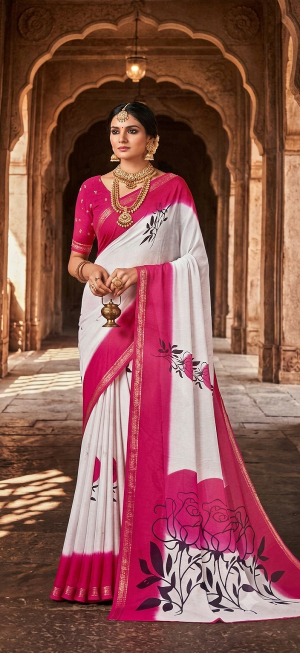 Sut-fancy saree