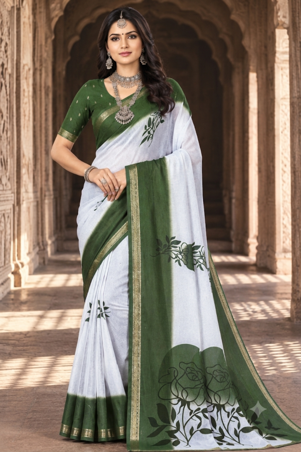 Sut-fancy saree